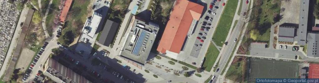 Zdjęcie satelitarne Miejska Biblioteka Publiczna im.Łukasza Górnickiego w Oswięcimi