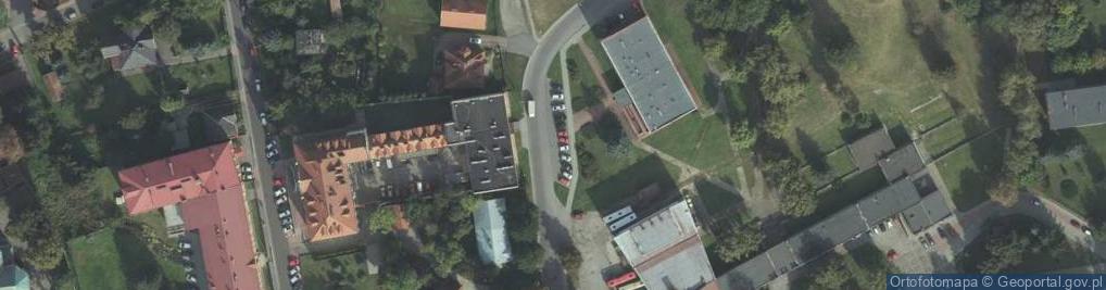 Zdjęcie satelitarne Miejska Biblioteka Publiczna w Łańcucie