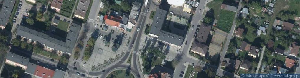 Zdjęcie satelitarne Miejska Biblioteka Publiczna w Tomaszowie Lubelskim