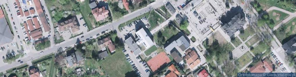 Zdjęcie satelitarne Miejska Biblioteka Publiczna w Ustroniu im. Jana Wantuły