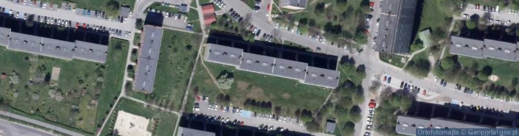 Zdjęcie satelitarne Miejska Biblioteka Publiczna w Żorach