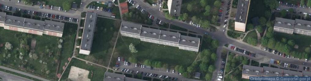 Zdjęcie satelitarne Miejska Biblioteka Publiczna w Żorach
