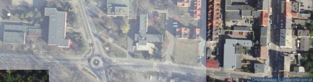 Zdjęcie satelitarne Miejska i Powiatowa Biblioteka Publiczna w Nowym Tomyślu