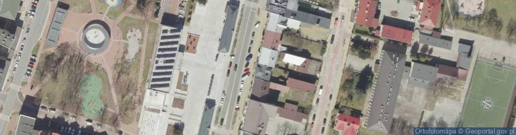 Zdjęcie satelitarne Miejska i Powiatowa Biblioteka Publiczna