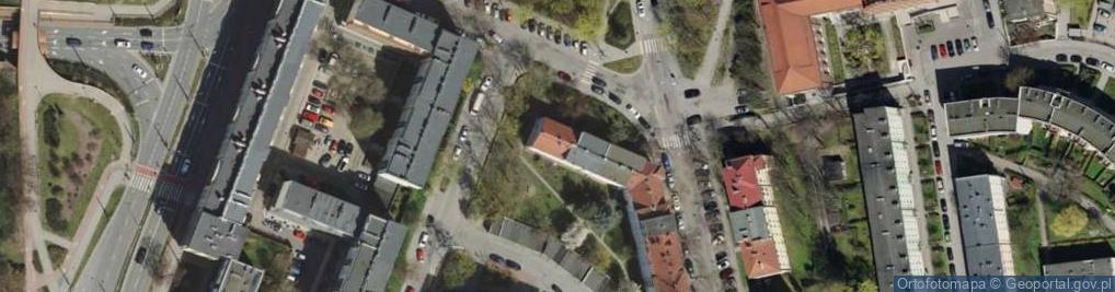 Zdjęcie satelitarne Miejska, Publiczna Filia nr 10