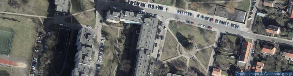 Zdjęcie satelitarne Miejska, Publiczna Filia nr 13