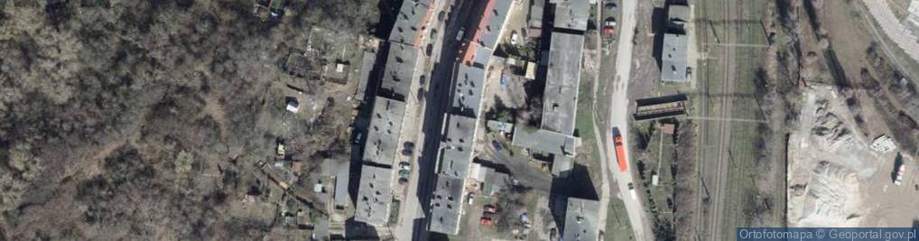 Zdjęcie satelitarne Miejska, Publiczna Filia nr 46
