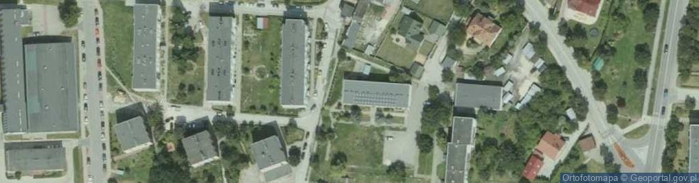 Zdjęcie satelitarne Miejsko-Gminna Biblioteka Publiczna w Busku Zdroju