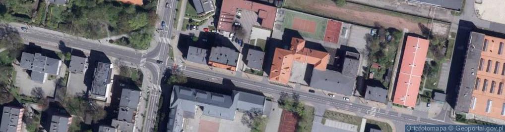 Zdjęcie satelitarne Pedagogiczna Biblioteka Wojewódzka w Rybniku