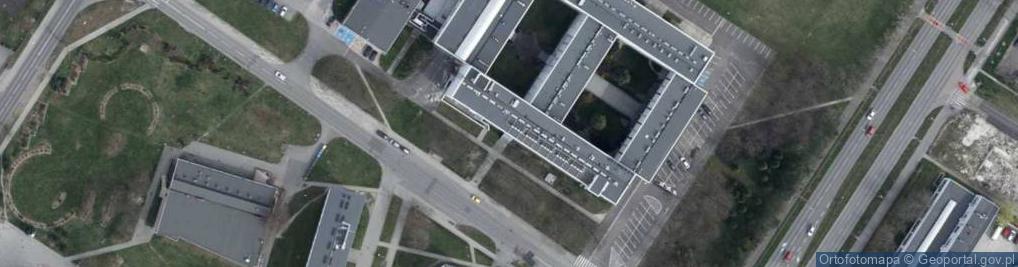 Zdjęcie satelitarne Politechniki Opolskiej Główna