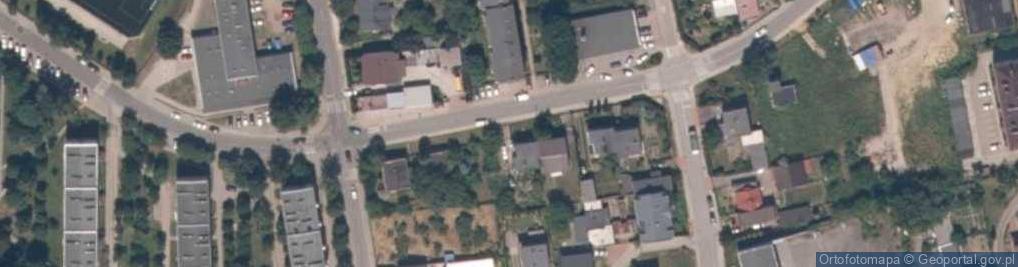 Zdjęcie satelitarne Powiatowa Biblioteka Publiczna w Rawie Mazowieckiej