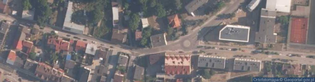 Zdjęcie satelitarne Powiatowa Biblioteka Publiczna w Wieruszowie