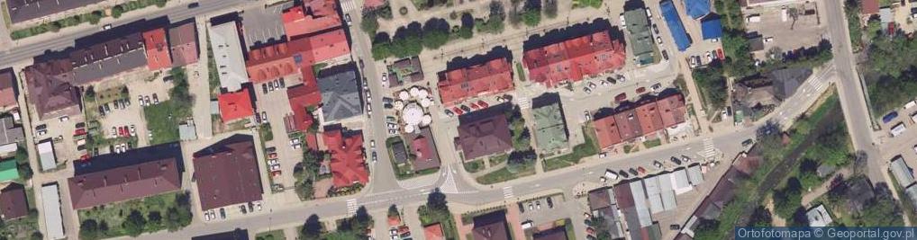 Zdjęcie satelitarne Powiatowa i Miejska Biblioteka Publiczna im. prof. Eugeniusza
