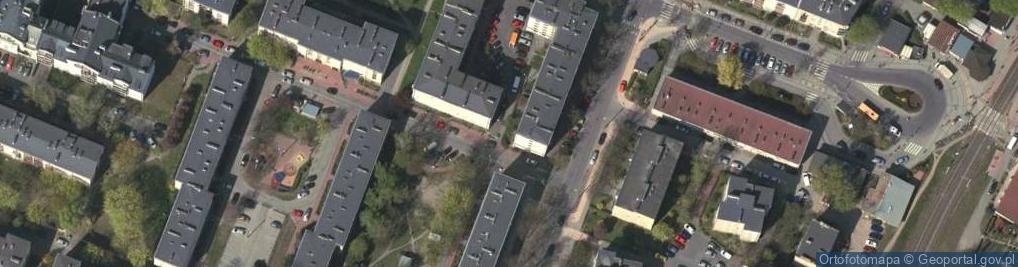 Zdjęcie satelitarne Powiatowa i Miejska, Publiczna