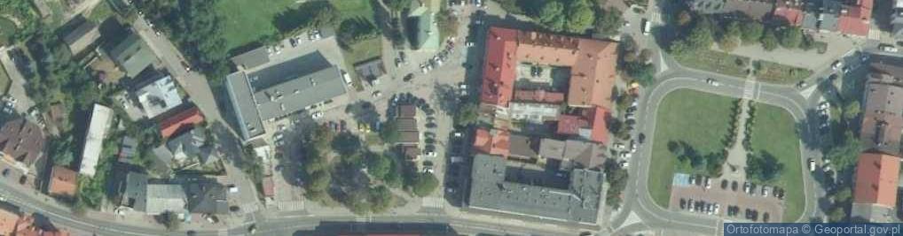 Zdjęcie satelitarne Powiatowa i Miejska - Publiczna