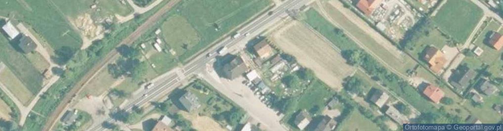 Zdjęcie satelitarne Publiczna Biblioteka Wadowicka - Filia w Choczni