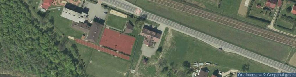Zdjęcie satelitarne Publiczna w Bobowej, filia w Wilczyskach