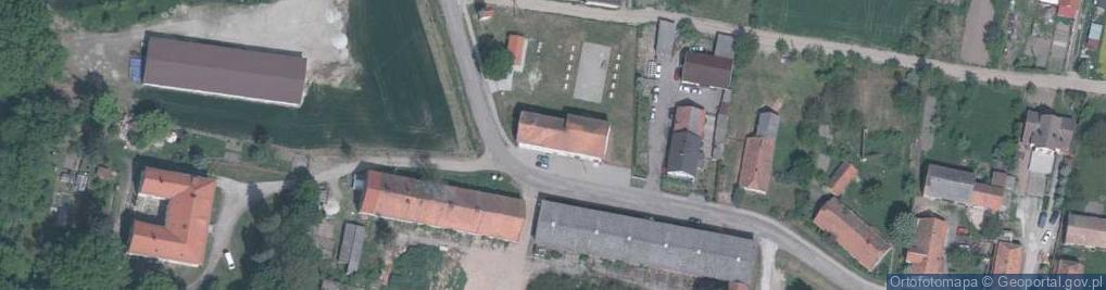 Zdjęcie satelitarne Publiczna w Mietkowie, filia Milin