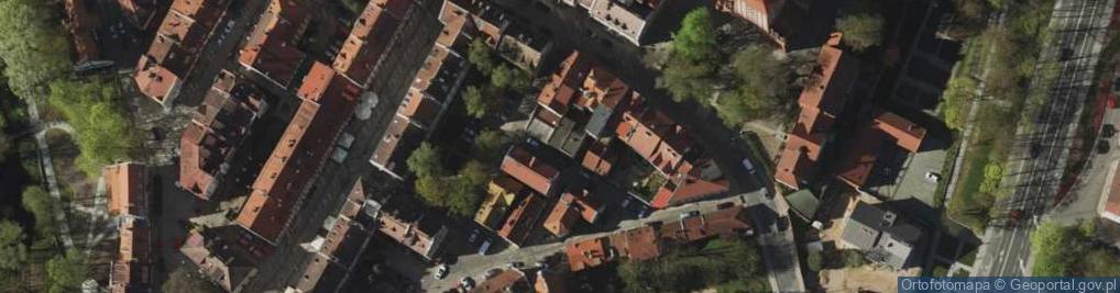 Zdjęcie satelitarne Stary Ratusz w Olsztynie