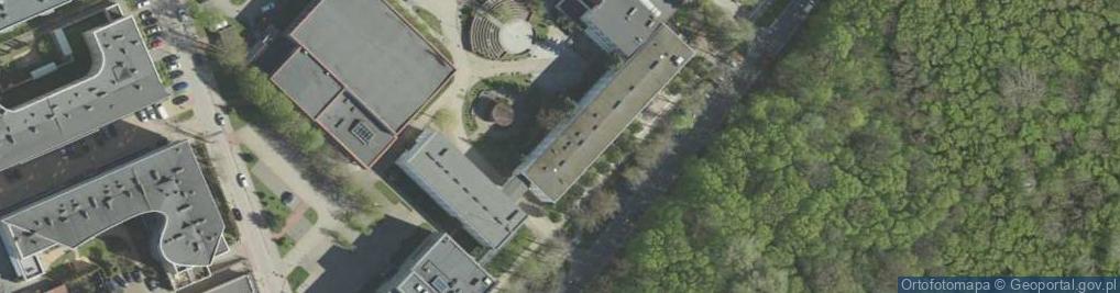 Zdjęcie satelitarne Uniwersytetu w Białymstoku Wydział Biologiczno-Chemiczny