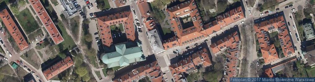 Zdjęcie satelitarne Warszawskiego Towarzystwa Muzycznego