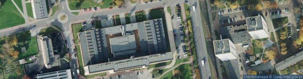 Zdjęcie satelitarne Wydziału Metalurgii