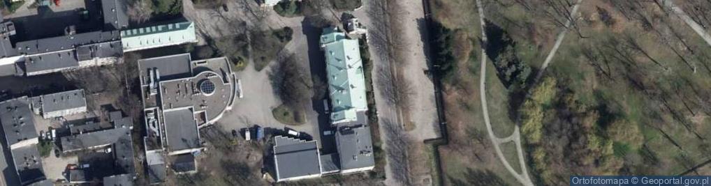 Zdjęcie satelitarne Wyższej Szkoły Filmowej, Telewizyjnej i Teatralnej