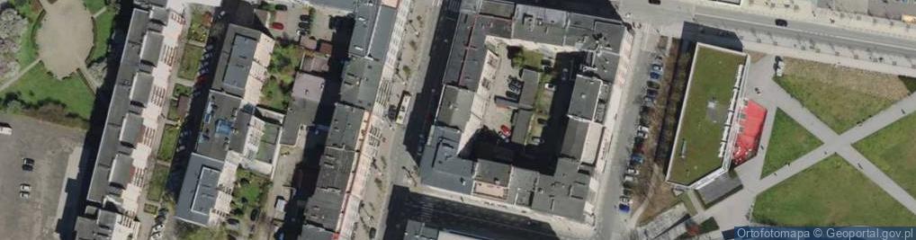 Zdjęcie satelitarne 1.Karsznia Nieruchomości Biuro Obrotu Nieruchomościami Jolanta Karsznia 2.El-Sam Elektronika Jolanta Karsznia