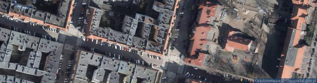 Zdjęcie satelitarne Arkadia Nieruchomości Monika Kamińska