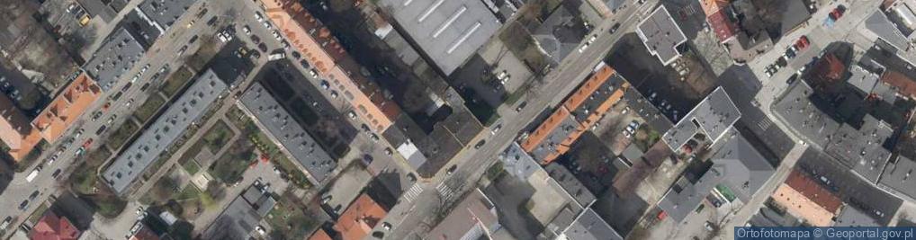 Zdjęcie satelitarne Ateneum Biuro Pośrednictwa w Obrocie Nieruchomościami Alicja Hargesheimer Agata Lewandowska
