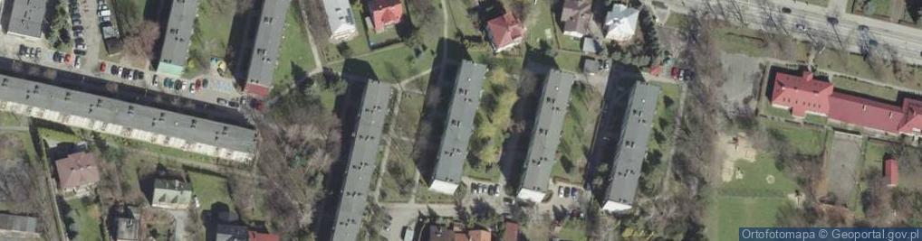 Zdjęcie satelitarne Biuro Obrotu Nieruchomościami Łukasz Więcek