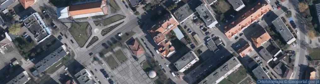 Zdjęcie satelitarne Biuro Obsługi Rynku Nieruchomości Atut Kazimiera Kwiatosz Marcin Sęczkowski