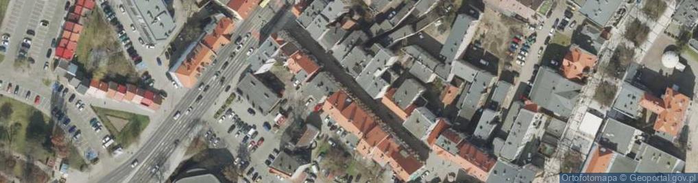 Zdjęcie satelitarne Centrum Obrotu Nieruchomościami Faktor Zbigniew Zjawin Małgorzata Zjawin