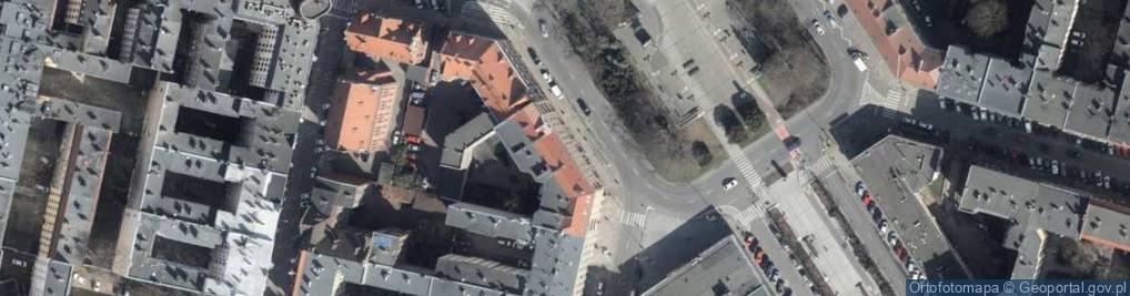 Zdjęcie satelitarne Faktoria Małgorzata Stankiewicz-Bartz Biuro Nieruchomości