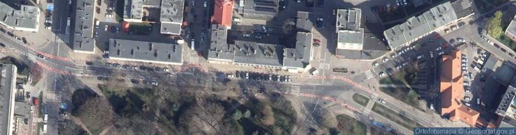 Zdjęcie satelitarne Kontakt Nieruchomości Samochody Sienkiewicz w Jasiński G