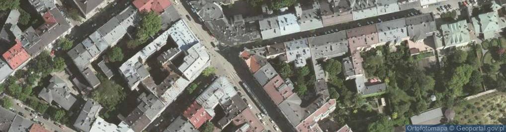 Zdjęcie satelitarne Posesja Biuro Pośrednictwa i Obrotu Nieruchomściami Jan Mentel Józef Obrębski