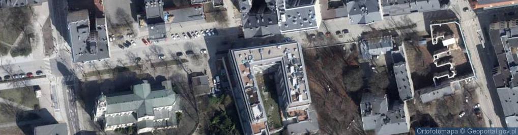 Zdjęcie satelitarne Przedsiębiorstwo Projektowania Wycen,Nadzoru Robót Budowlanych i