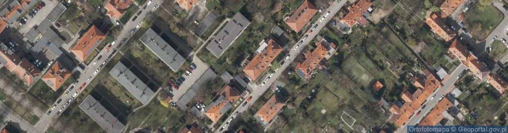 Zdjęcie satelitarne Rejestr gruntów - Sabina Krzyżaniak