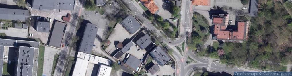 Zdjęcie satelitarne Biuro Obsługi Ruchu Turystycznego w Rybniku