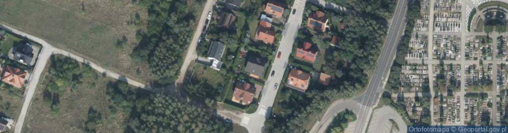 Zdjęcie satelitarne Biuro Rachunkowo Prawne Anna Nowak Małgorzata Miarka