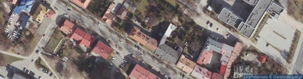 Zdjęcie satelitarne Biuro Studiów i Analiz Finansowo Księgowych