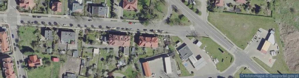 Zdjęcie satelitarne Jacek Mrowiński Przedsiębiorstwo Handlowo-Usługowe Rachuba