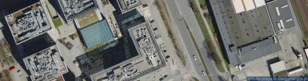 Zdjęcie satelitarne Oliwskie Centrum Biznesu