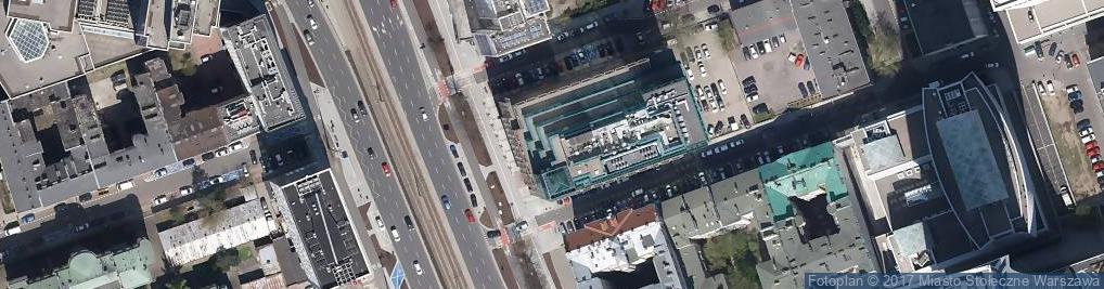 Zdjęcie satelitarne Śródmieście, Kaskada, Aleja Jana Pawła II