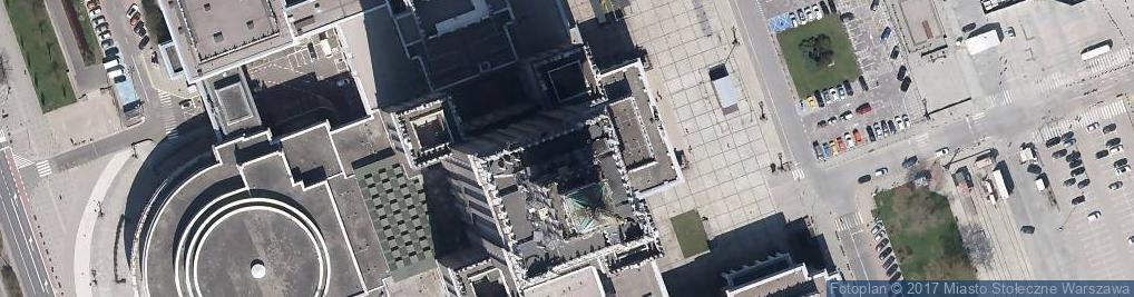 Zdjęcie satelitarne Śródmieście, PKiN