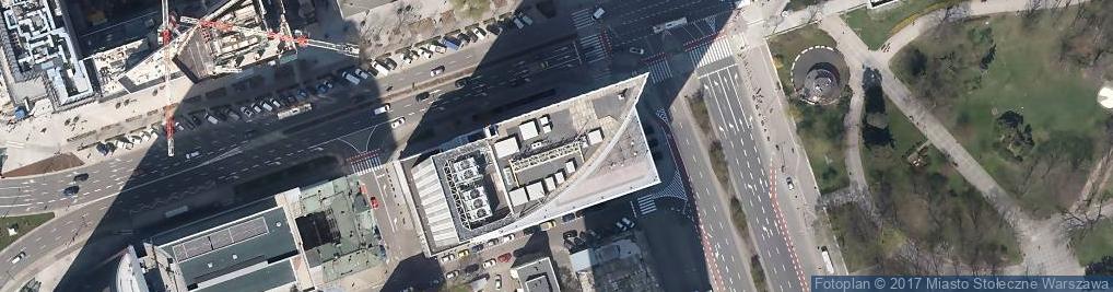 Zdjęcie satelitarne Warsaw Financial Center