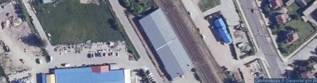 Zdjęcie satelitarne Monieckie Centrum Handlowo-Targowe