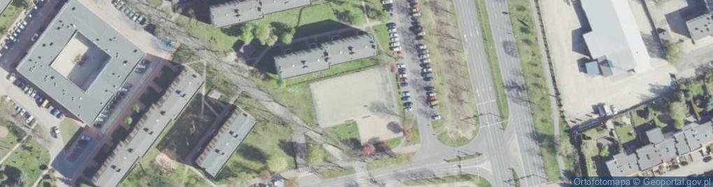 Zdjęcie satelitarne Koszykówka - betonowe