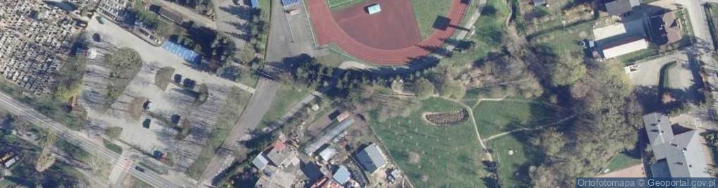 Zdjęcie satelitarne KS Wda Świecie