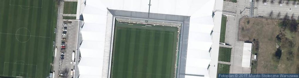 Zdjęcie satelitarne Legia Warszawa